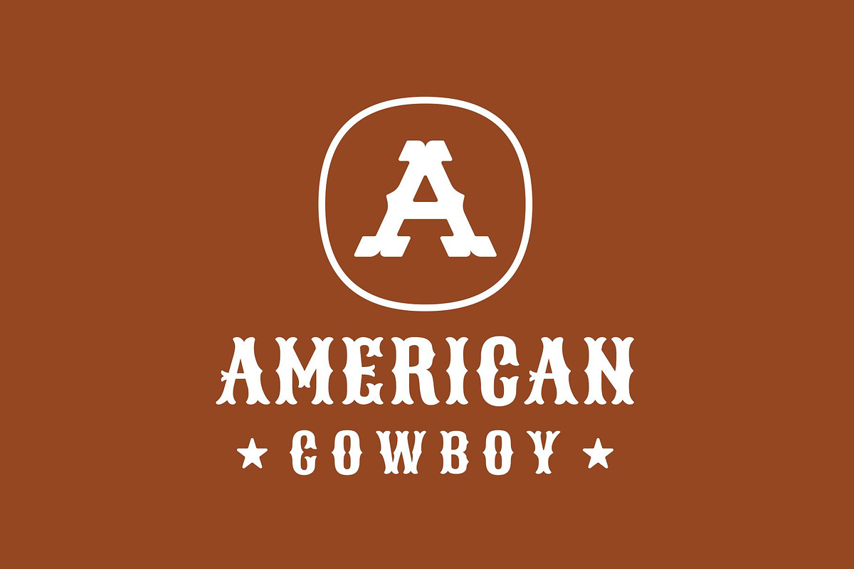 Letter A Western American Old West, a Branding & Logo Template by Buqancreative (Photo 2 of 4)