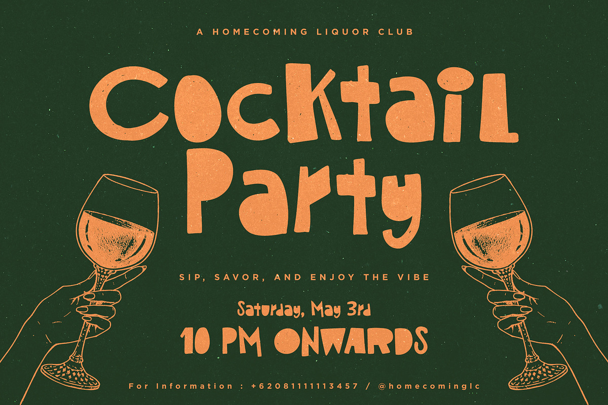 Manchise - Playful Bouncy Fonts, a Handwritten Font by Konstantine Studio (Photo 2 of 9)