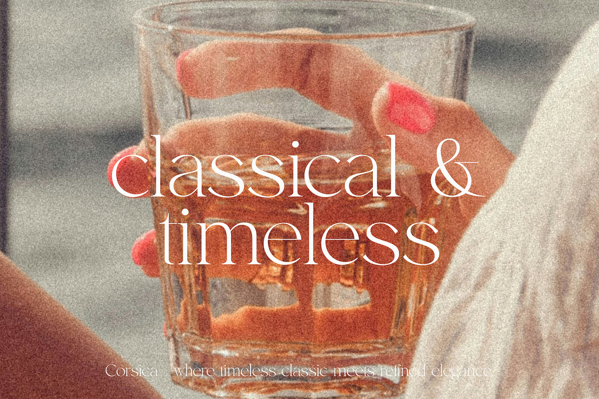 Corsica - Summer Editorial Serif, a Serif Font by mikhailakiyama (Photo 5 of 12)
