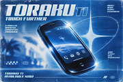 Toraku - Futuristic Y2K Display, a Sans Serif Font by HipFonts (Thumbnail 9 of 9)