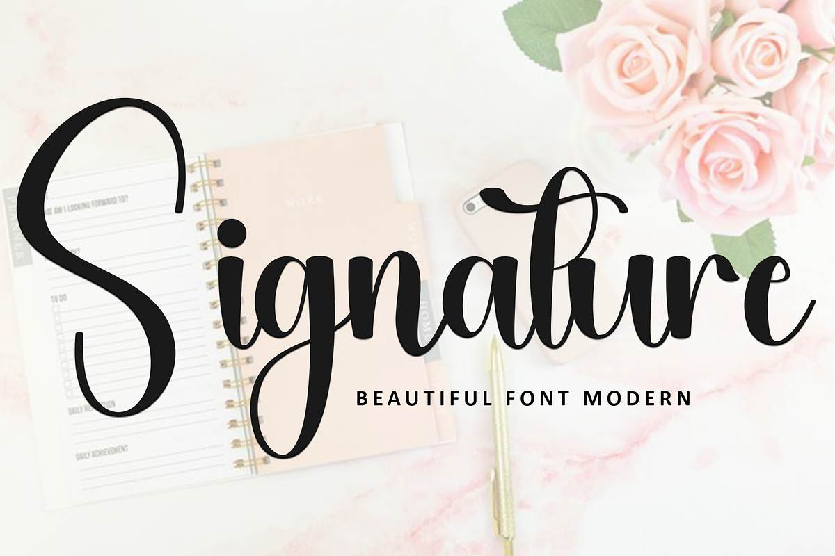 Stay Angela, a Handwritten Font by FreshTypeINK (Photo 7 of 8)
