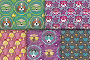 Fun Puppy Dog Pattern Designs, a Pattern Graphic by VizualStorm (Thumbnail 3 of 3)