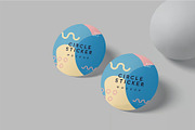 Round Sticker Mockups, a Packaging Mockup by megostudi0 (Thumbnail 3 of 7)