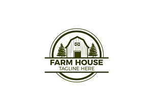Village Barn Farm House Logo Design, a Branding & Logo Template by AlvinStd