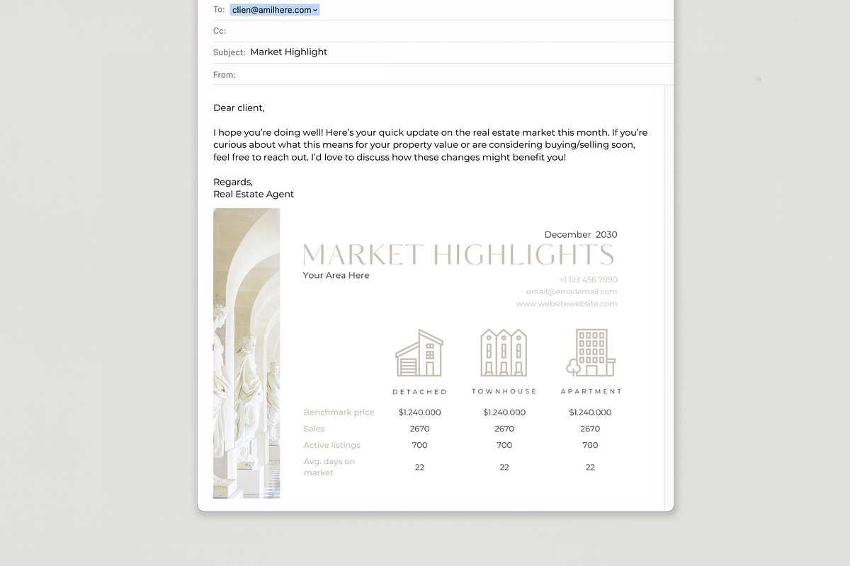 Real Estate Email Marketing Template, a Marketing Template by EstateElements (Photo 7 of 9)