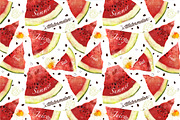 Vector watercolor juicy fruit, a Pattern Graphic by Vikpit (Thumbnail 5 of 6)