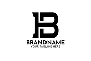 Letter B Logo Design PSD, a Branding & Logo Template by Megafox Studio (Thumbnail 1 of 2)