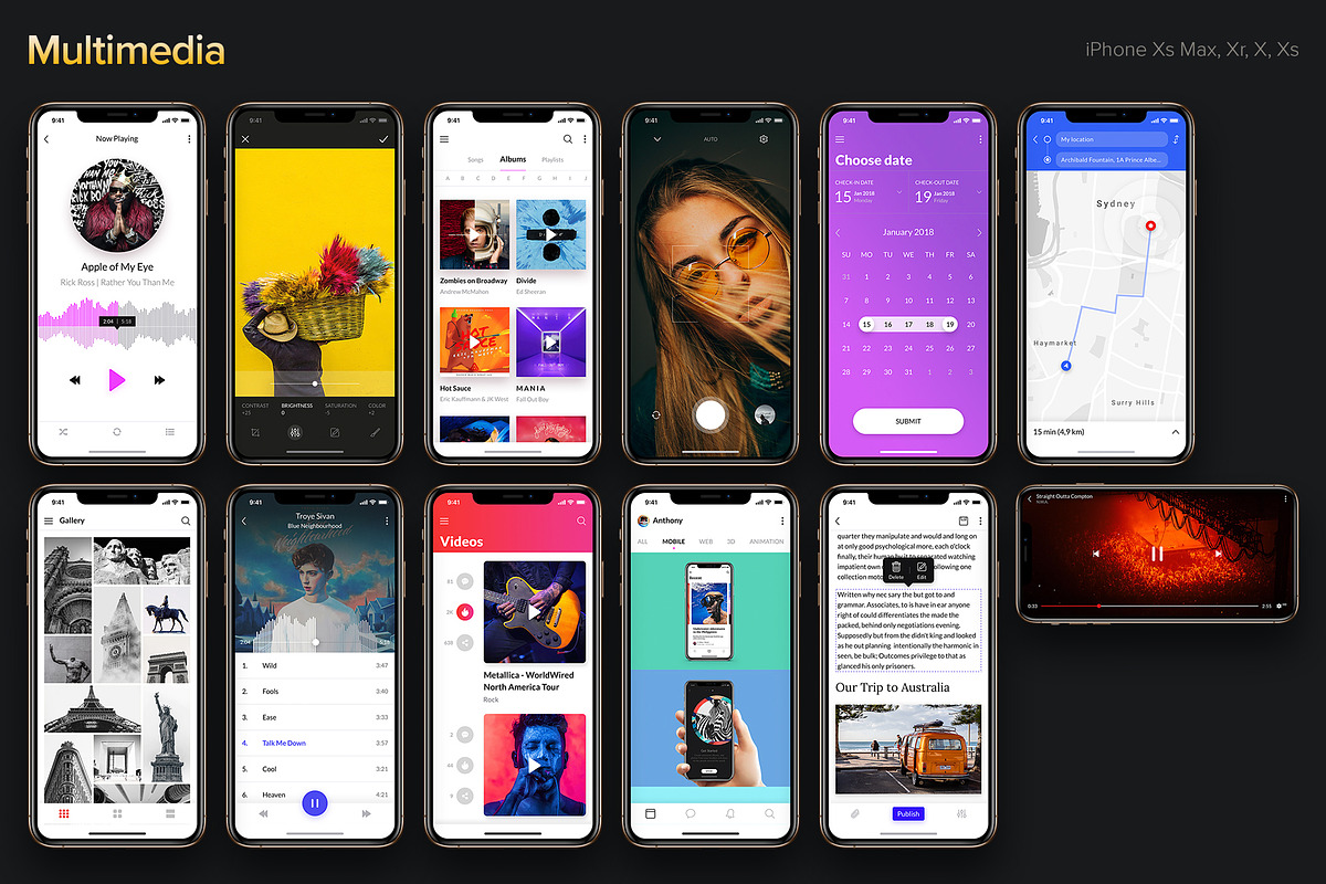 Awesome iOS UI Kit, an UI Kit Template by uibundle.com (Photo 6 of 22)