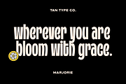 TAN - MARJORIE, a Font by TanType (Thumbnail 8 of 11)