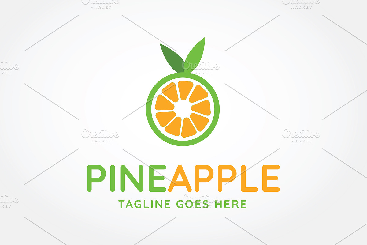 PineApple - Juice Logo Template, a Branding & Logo Template by Creattlle (Photo 1 of 4)