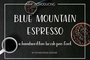 Blue Mountain Espresso Font