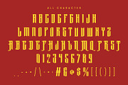 Pholest Horror Sans Display Font, a Blackletter Font by Maulana Creative (Thumbnail 6 of 7)