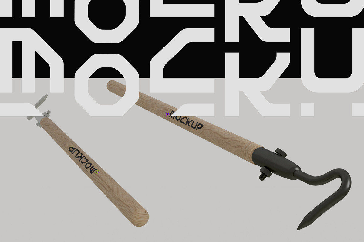 Long Handled Hook Mockup, a Household Mockup by hiddemaru (Photo 3 of 4)