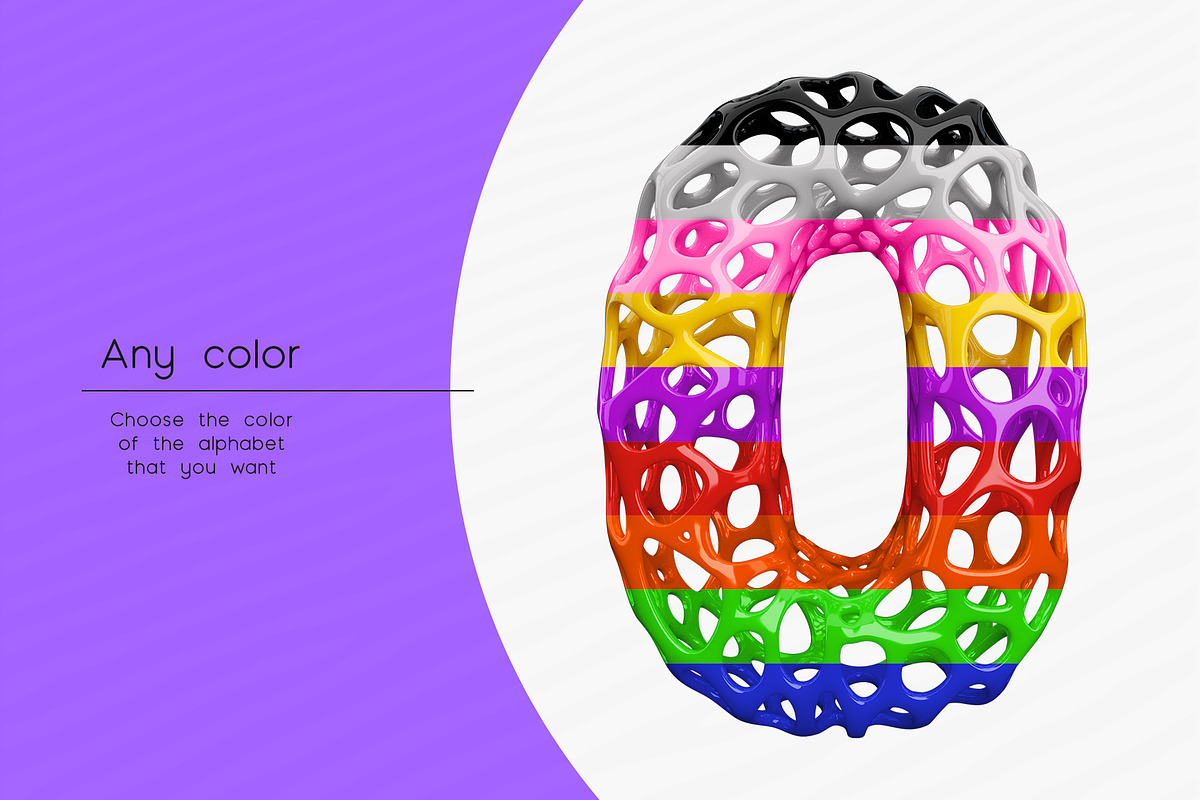 Coral Alphabet, an Object Graphic by Perfect Design (Photo 3 of 4)