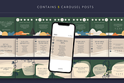 90+ Nutrition Coach Canva Templates, a Social Media Template by Glow Muse Studio (Thumbnail 3 of 9)