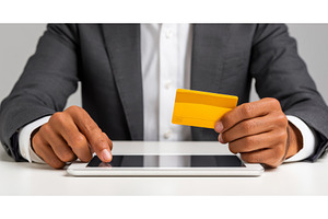 A close-up shot of an adult man, a Business Photo by ZinetroN