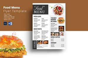 Restaurant Flyer Food Menu