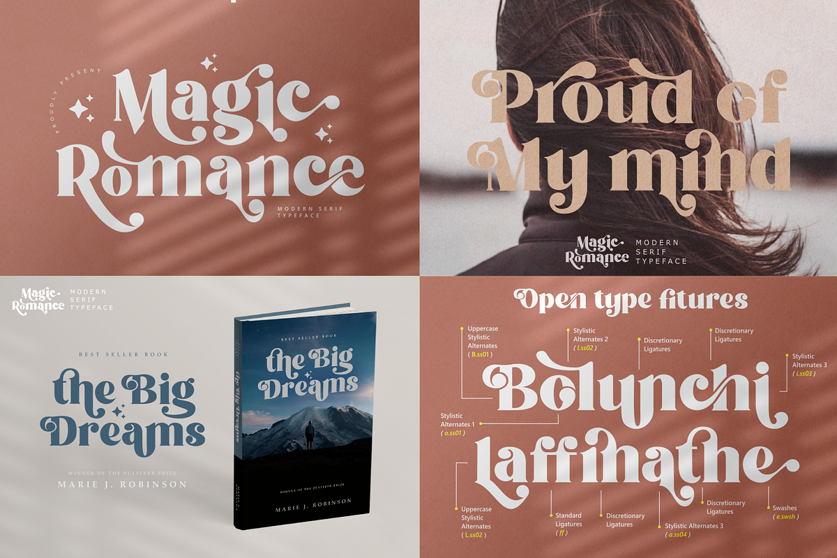 The Magic Font Bundle, a Serif Font by zeenesia (Photo 4 of 13)