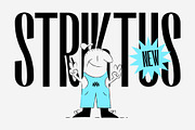Neue Striktus - Display Type, a Sans Serif Font by Kulturë Type (Thumbnail 1 of 9)