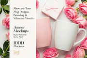 Ultra Valentine Couple Mug 1000 JPG, a Cups & Container Mockup by KennedyStudio (Thumbnail 15 of 15)
