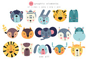 Nursery Art Animals, an Animal Illustration by Nursery Art (Thumbnail 2 of 9)