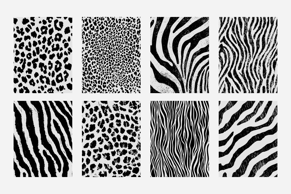 Vector Animal Textures, a Texture Graphic by Tugcu Design Co ...