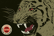 Tiger - Vector illustration, an Animal Illustration by Artistic & Unique (Thumbnail 6 of 10)