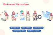 Muslim Female Entrepreneurs, an Object Graphic by 35lab (Thumbnail 3 of 7)