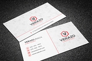 Clean Modern Business Card, a Business Card Template by Verazo (Thumbnail 2 of 3)