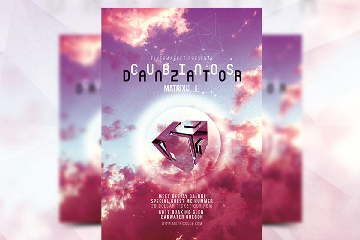 Cubinos Danzator - Flyer Template, a Flyer Template by Flyermarket (Photo 3 of 3)