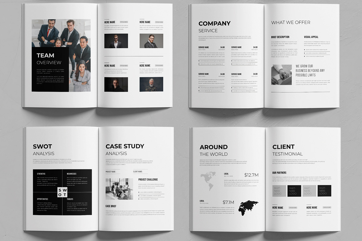 Company Profile Brochure Template, a Brochure Template by MightyDesign (Photo 3 of 6)