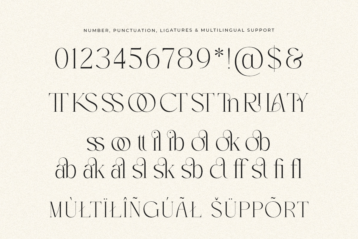 Brittish - Modern Luxury Display, a Serif Font by Shakira Studio (Photo 10 of 10)