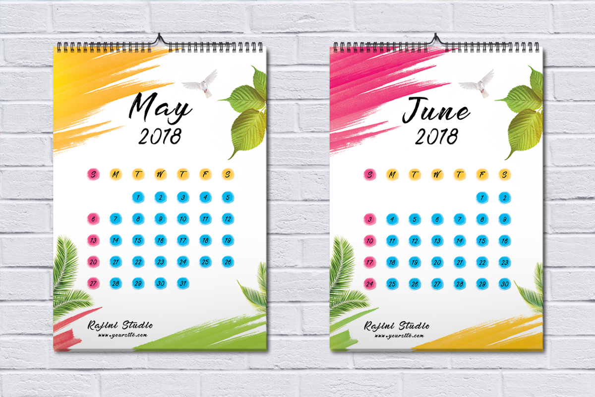 Calendar 2018, a Stationery Template by Jaisivakumar (Photo 5 of 9)