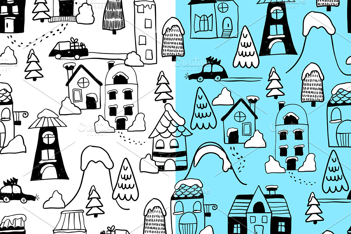 Vector Winter Set, an Illustration by alexmakarova (Photo 1 of 2)
