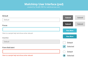 Mailchimp Flat UI Kit