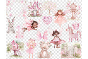 Fairy Clipart Bundle, an Animal Illustration by GlamArtZhanna (Thumbnail 6 of 6)