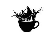 Mountain Coffee Cup Design Bundle, an Illustration by yasushie (Thumbnail 29 of 31)