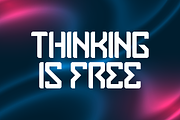 Space Crow - Futuristic Font, a Font by figuree studio (Thumbnail 2 of 8)