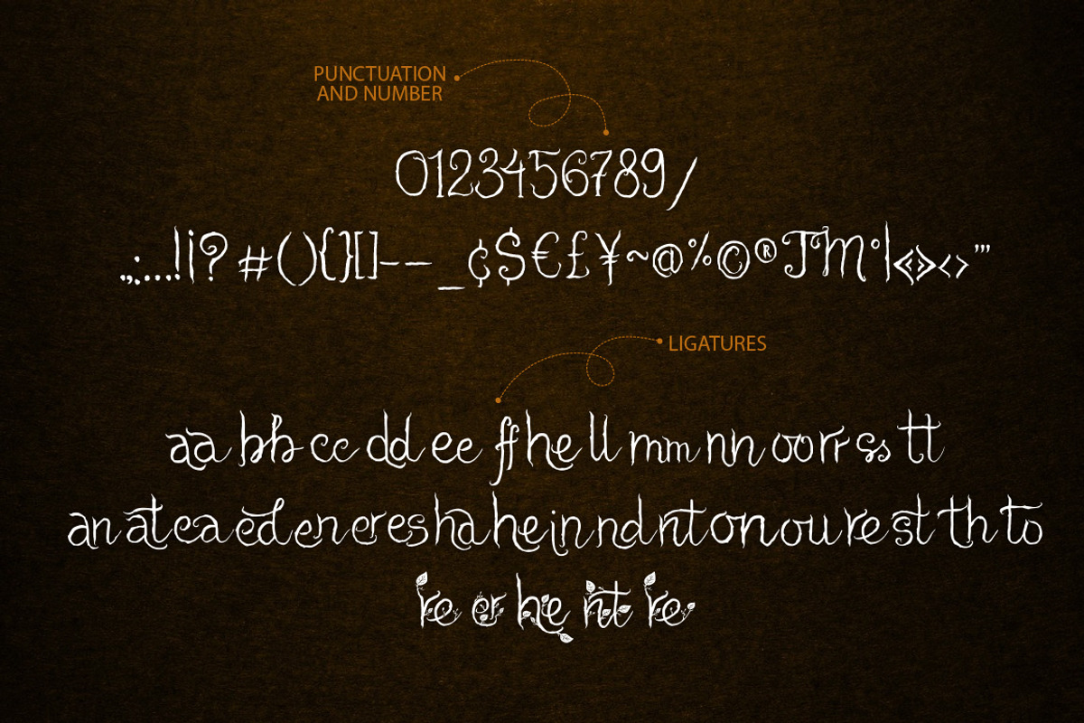 Cheshire. Magic script font. preview 6