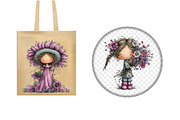 Watercolor Flower Girl Clipart, an Illustration by Design Market (Thumbnail 5 of 5)