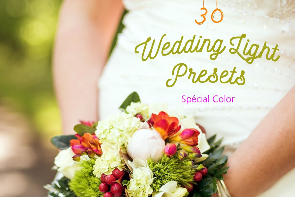 Pack 30 LR Presets Wedding Light Day, an Action Add-On by Presets Light Shop