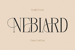 Nebiard Classic Serif Font