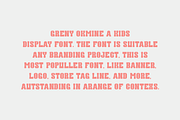 Greny Okmine - Groovy Font, a Sans Serif Font by Iqsiart Studio (Thumbnail 4 of 6)