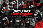 Urban Project, a Script Font by Wow Magic (Thumbnail 5 of 5)