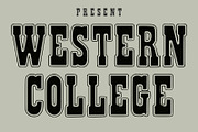 Western College, a Slab Serif Font by Fourteen Letter (Thumbnail 1 of 5)