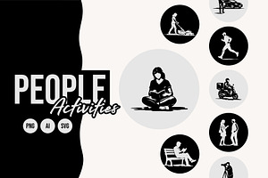 People Activities Illustrations, a Person Illustration by Rasgood