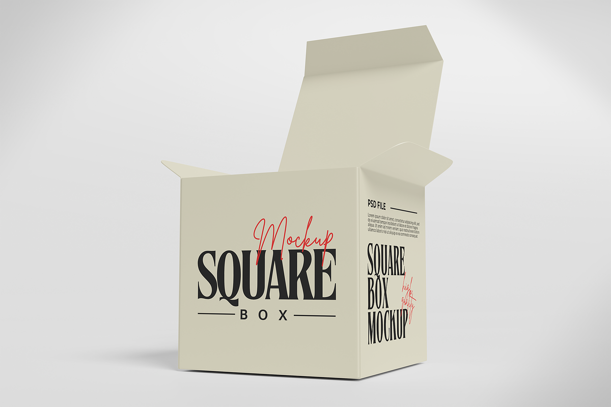 Square Box Mockup, an Advertising Mockup by Twins_studio926 (Photo 5 of 5)