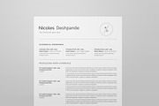 1 Page Resume, a Resume Template by paulresume (Thumbnail 1 of 4)
