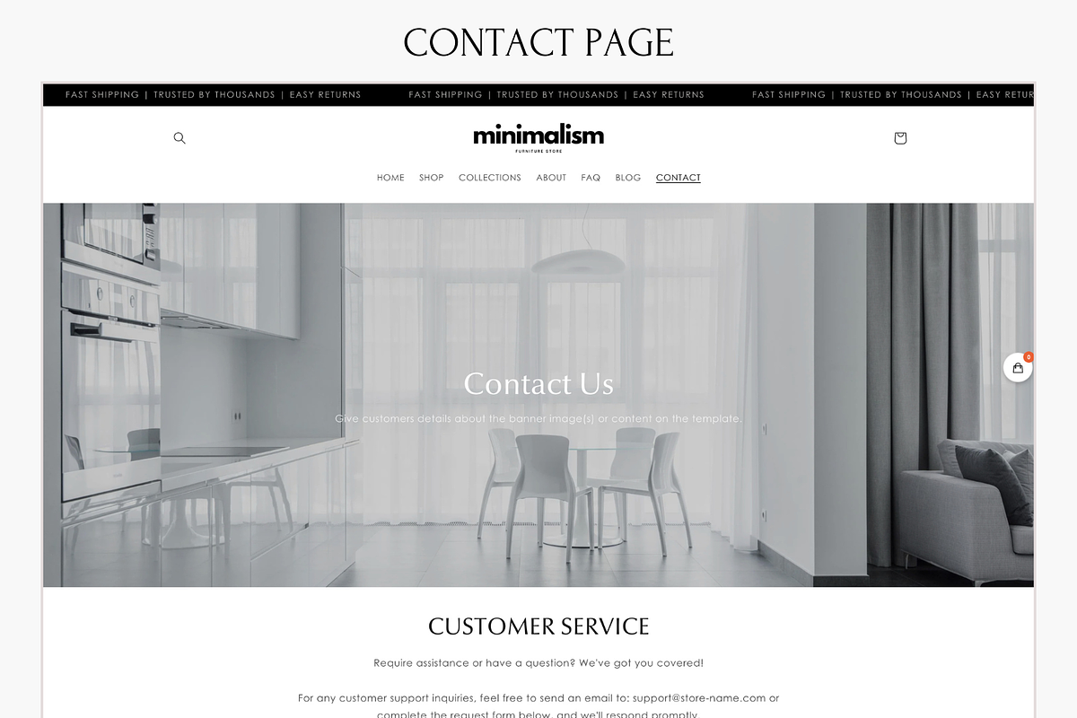 MINIMALISM - Shopify Furniture Theme, a Shopify Template by CharmingAttractive (Photo 2 of 30)