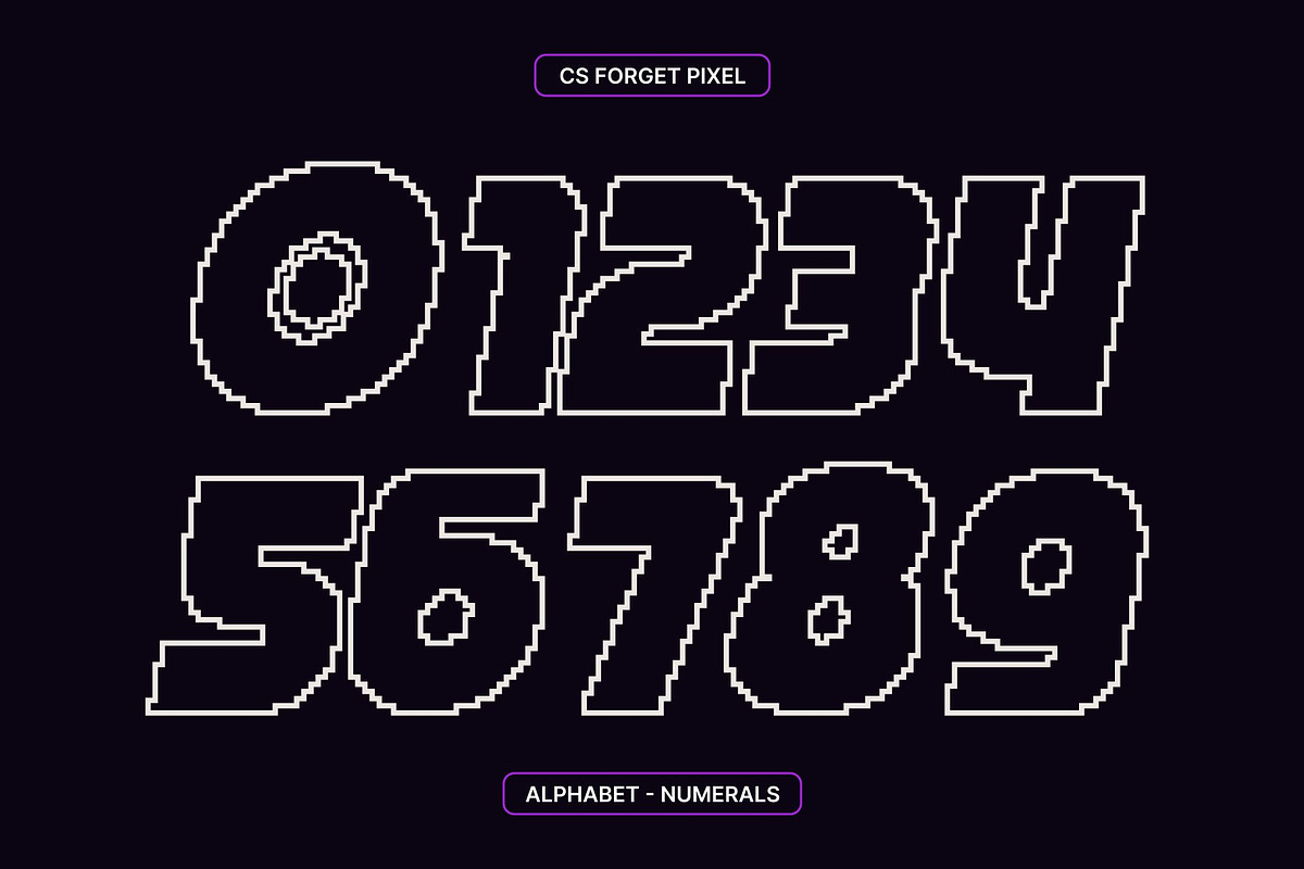 CS Forget Pixel, a Sans Serif Font by Craft Supply Co. (Photo 5 of 8)